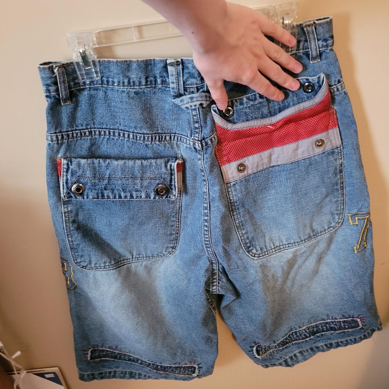 No Boundaries Men's Blue Shorts Depop