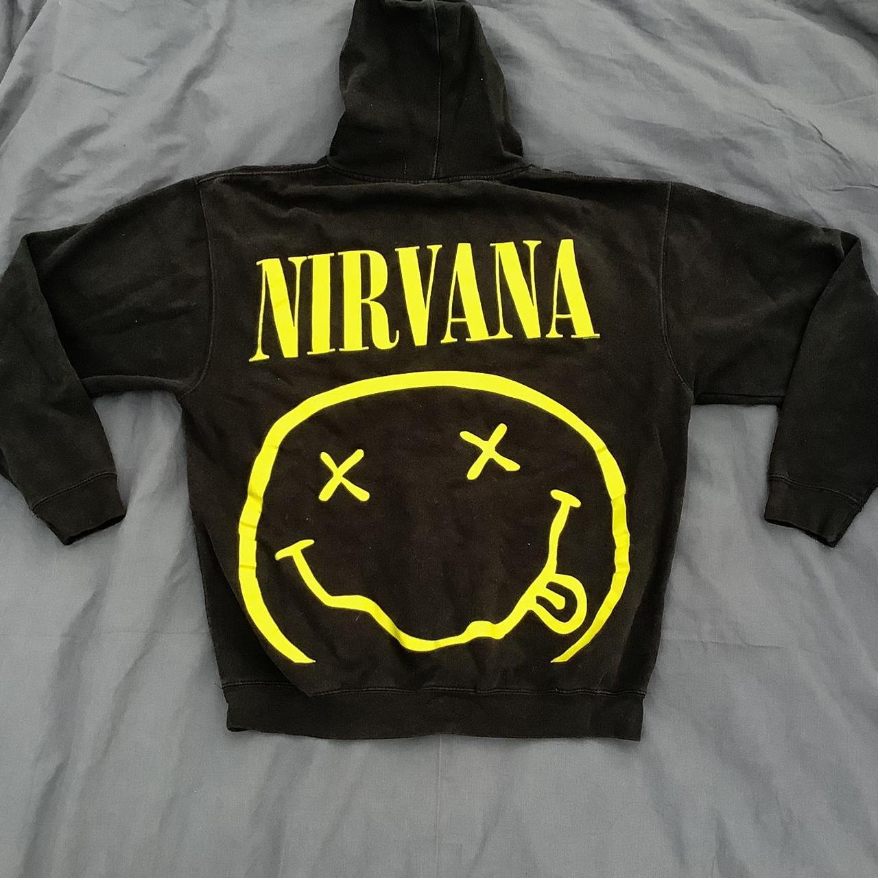 Urban Outfitters Men's Black and Yellow Hoodie