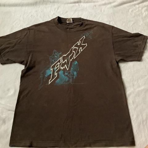 early 2000s fox racing tshirt. so freakin cool. size... - Depop