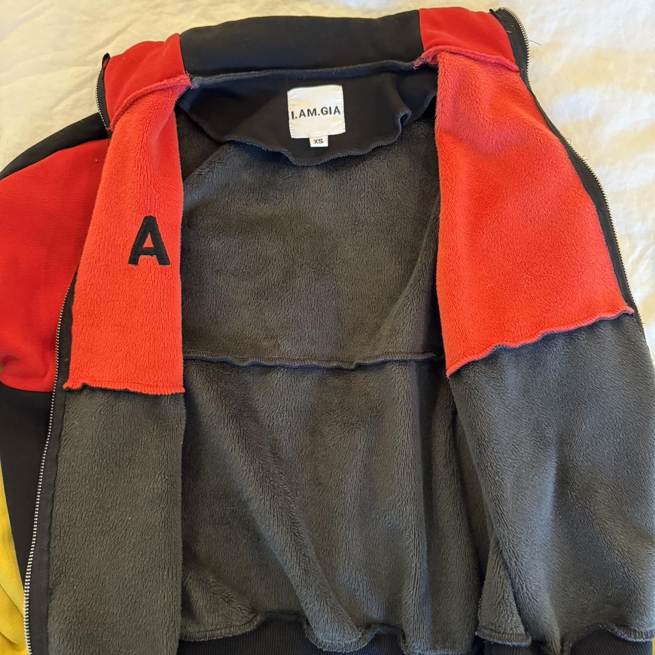 I.Am.Gia blaster color block red black and yellow Depop