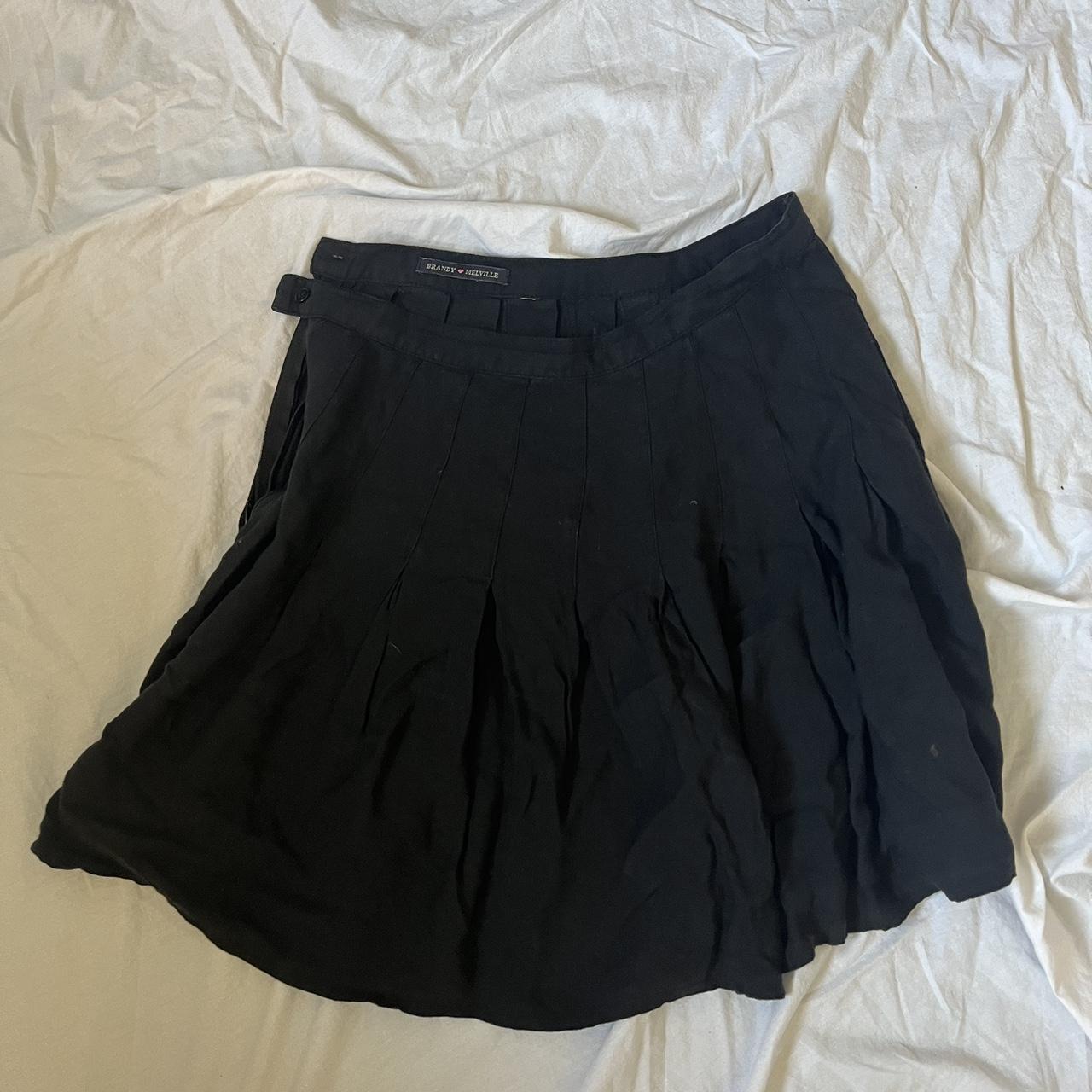 Brandy Melville tennis black mini skirt. Really sexy... Depop