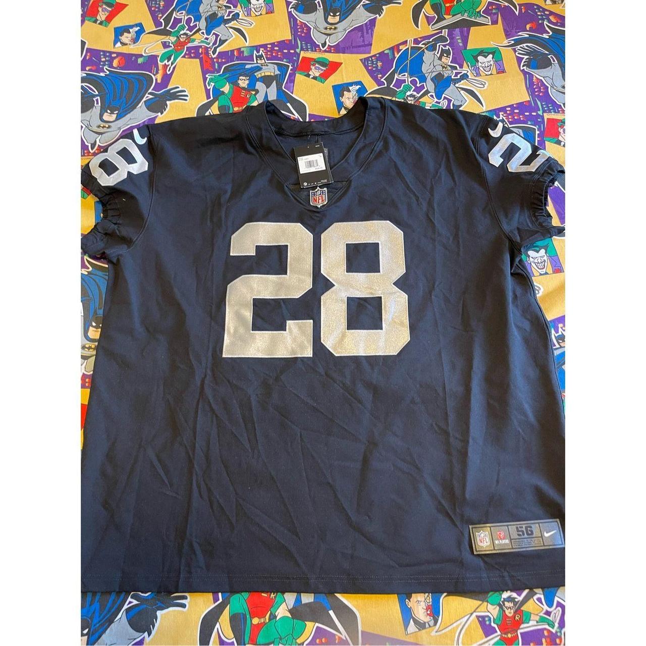 Nike Raiders #28 Josh Jacobs Jersey