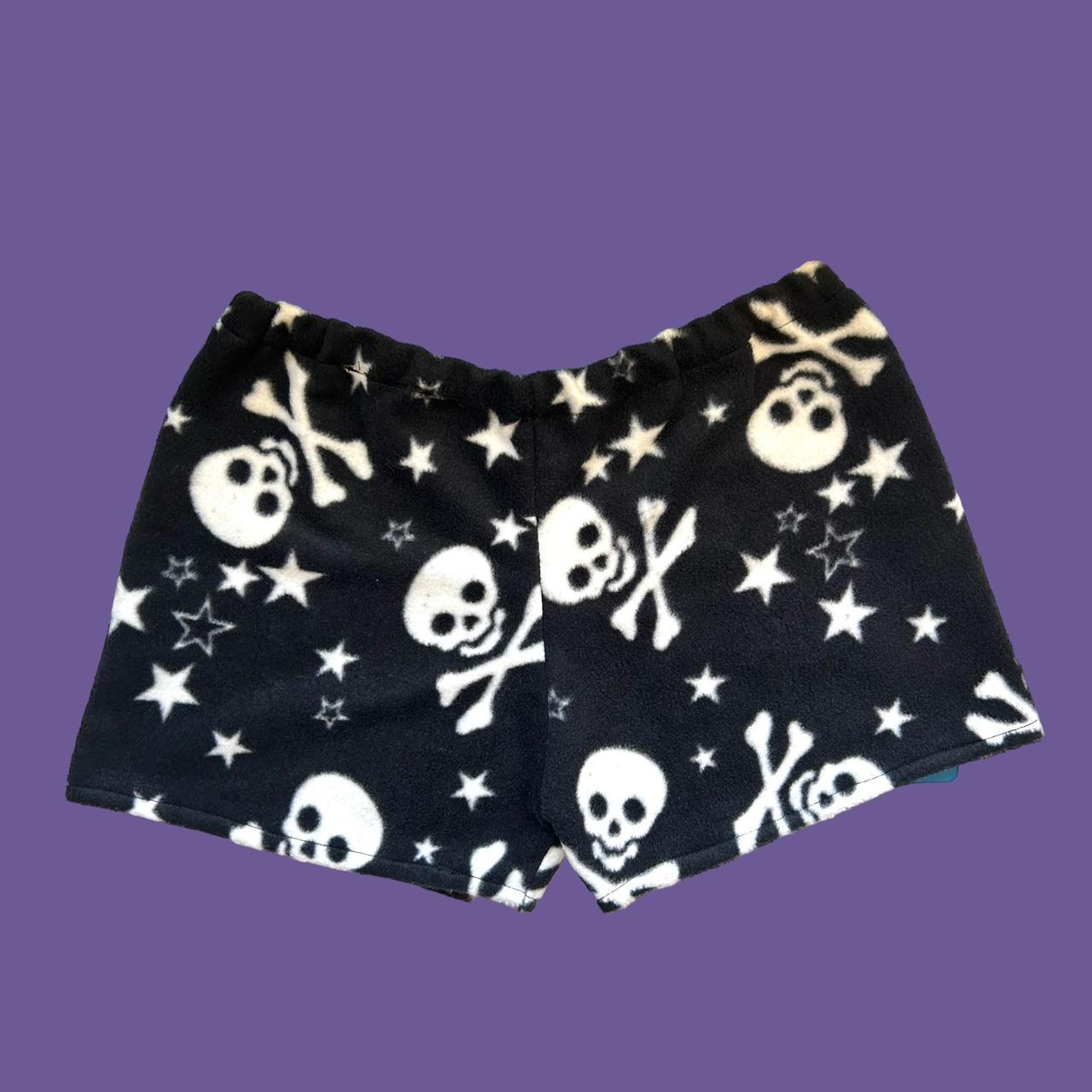 Black and white grunge emo shorts Handmade by me... Depop
