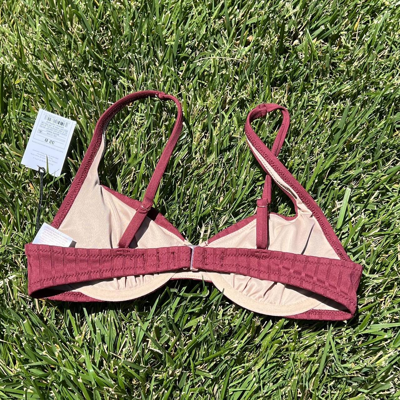 dark red/pink target bikini top brand new!... Depop