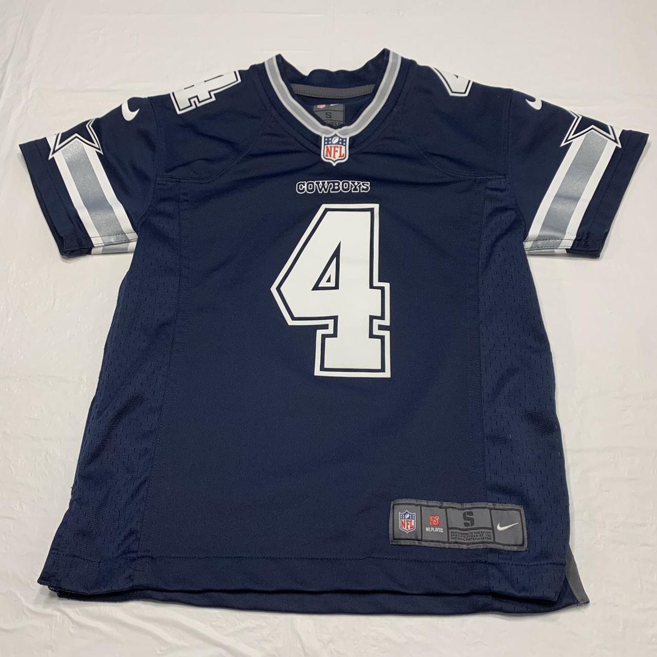 JS1673 #4 Dak Prescott Dallas Cowboys Vapor - Depop