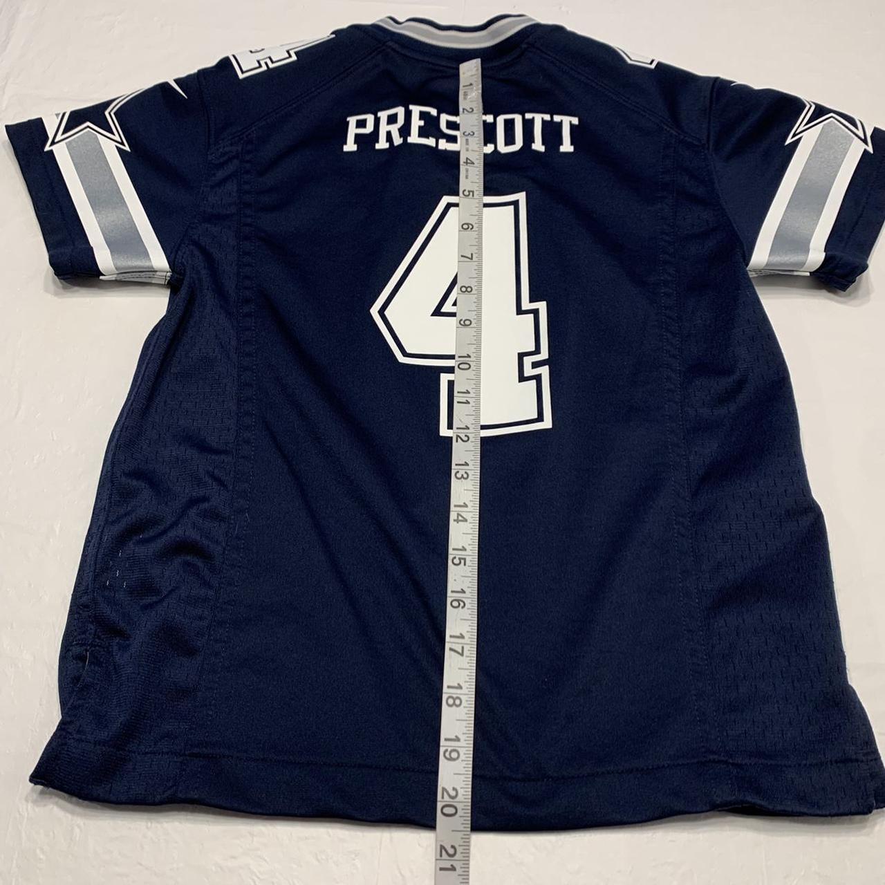 womens dallas cowboys dak prescott jersey authentic - Depop