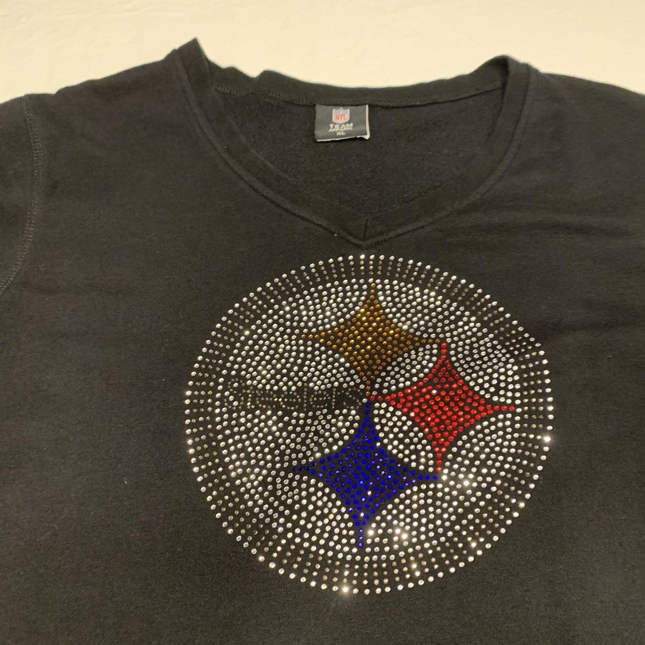 Pittsburgh Steelers Ladies Bling Shirt.