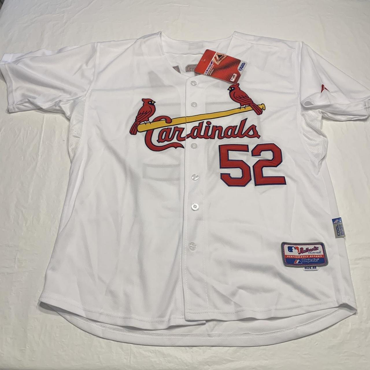 St Louis Cardinals MLB Genuine Merch Shirt Mens Small Red MLB Baseball 52  Wacha