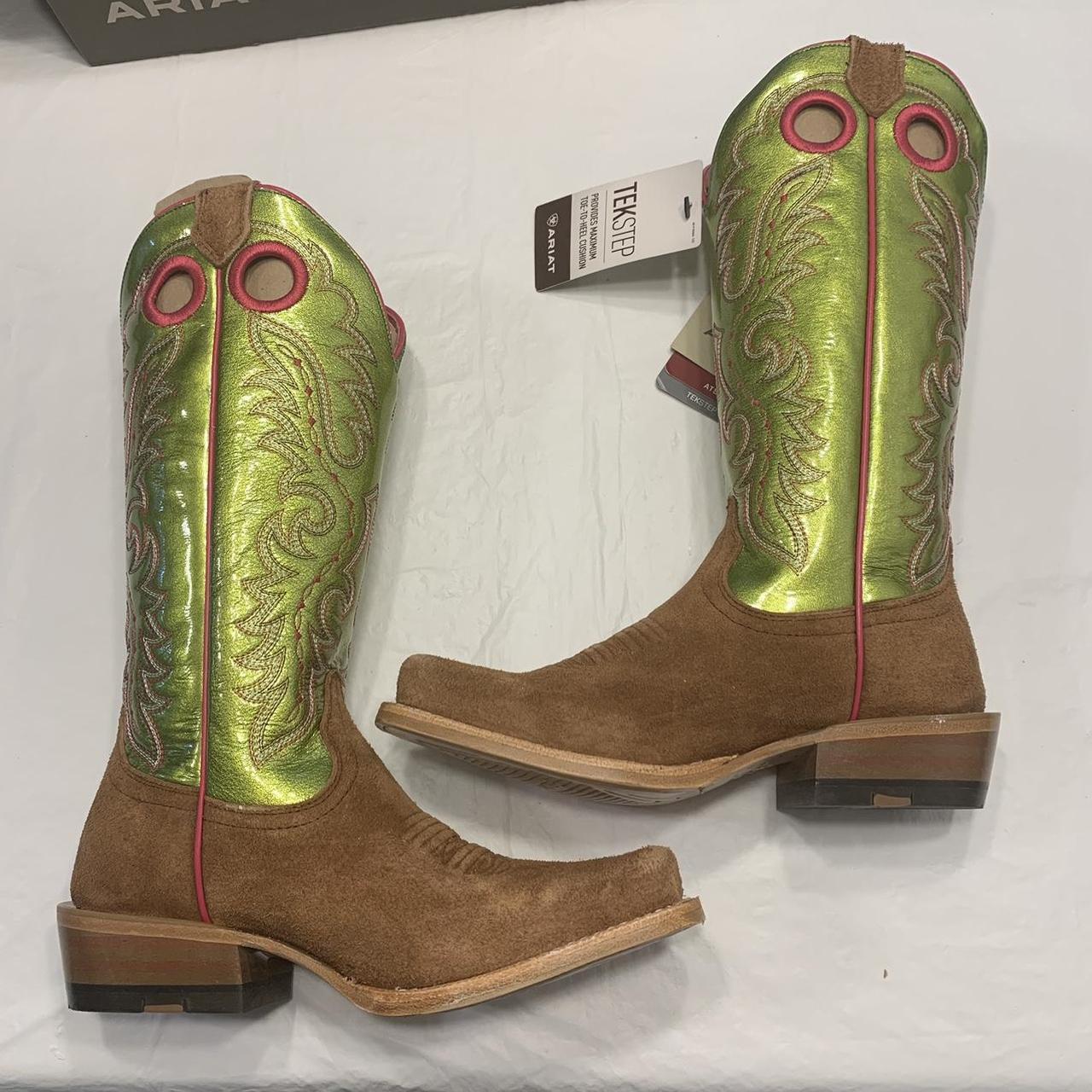 Ariat lime green boots best sale