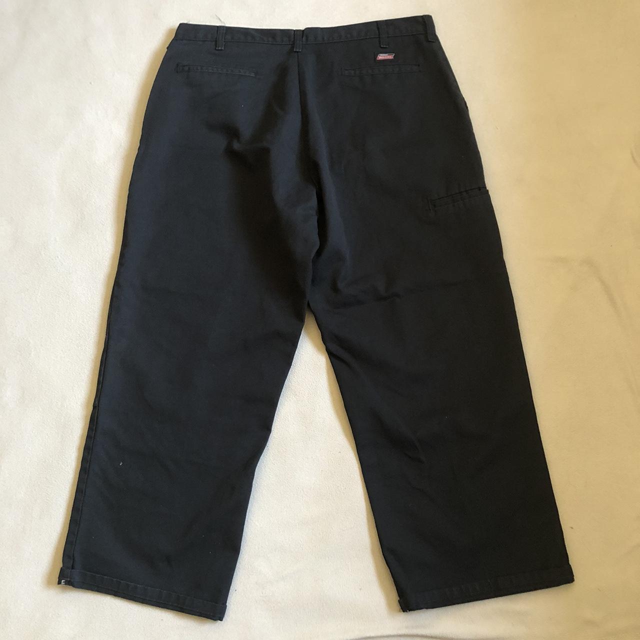 Dickies Double Knee Black Pants. Clean with No holes... - Depop