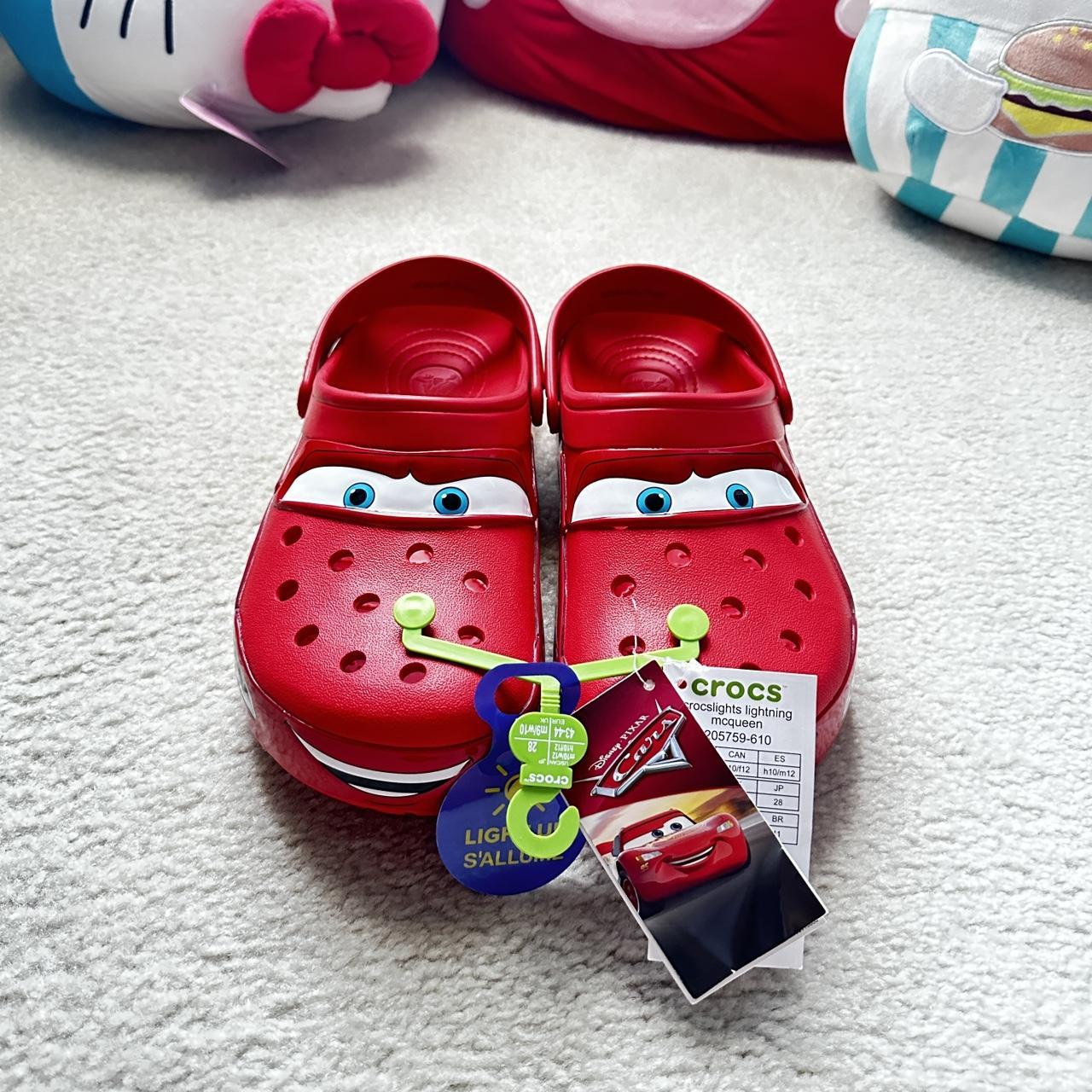 2023 NEW Lightning McQueen Crocs Men s 9 Women s Depop