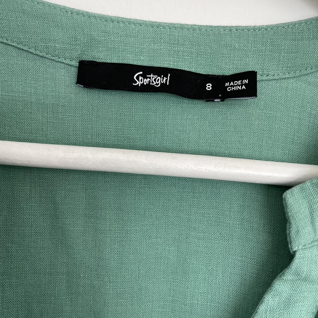 Sportsgirl green summer dress size 8 in excellent... Depop