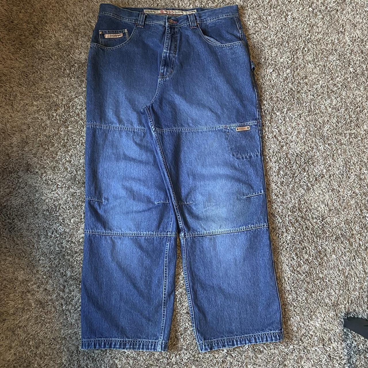 Y2K Baggy Pepe Jeans Wide Leg Opening 11in leg... - Depop