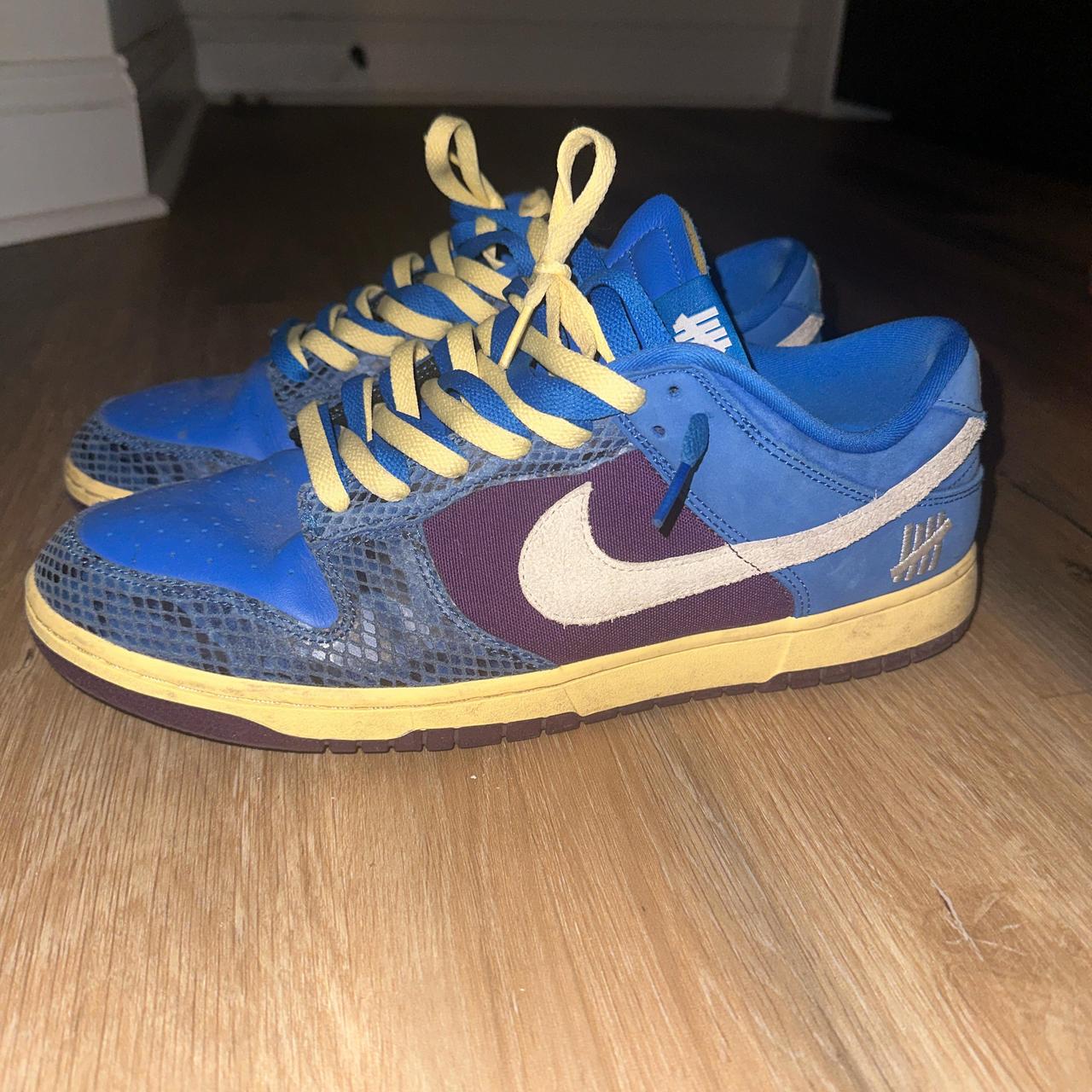 undefeated dunks yellow laces