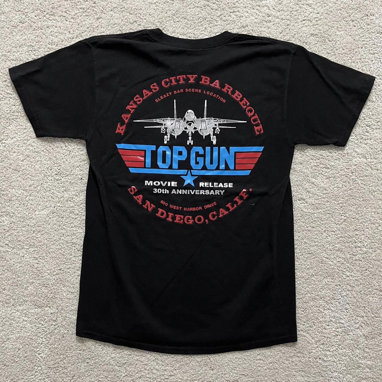 Size small Top Gun Kansas City barbeque Sleazy bar... Depop