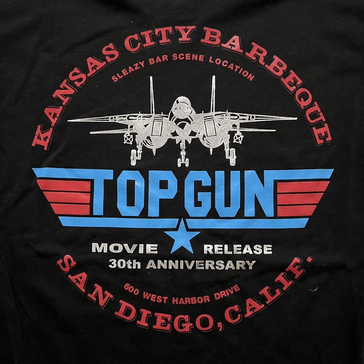 Size small Top Gun Kansas City barbeque Sleazy bar... Depop