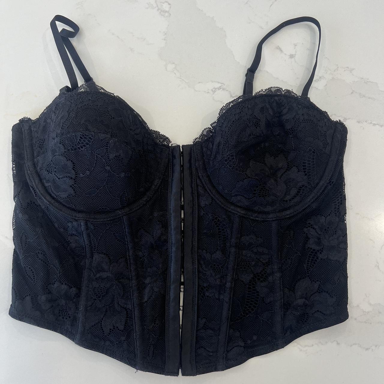 Glassons Black Corset 💌 Size 12 Medium Brand New Depop