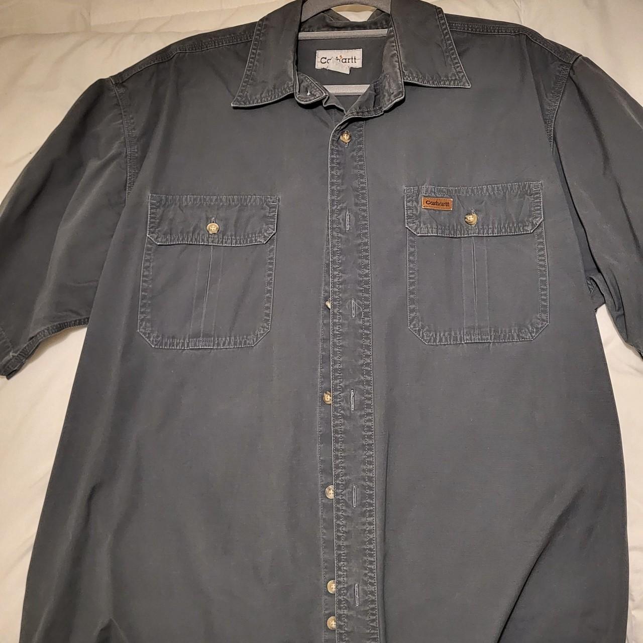 Vintage Carhartt Short Sleeved Shirt Size L Never... - Depop