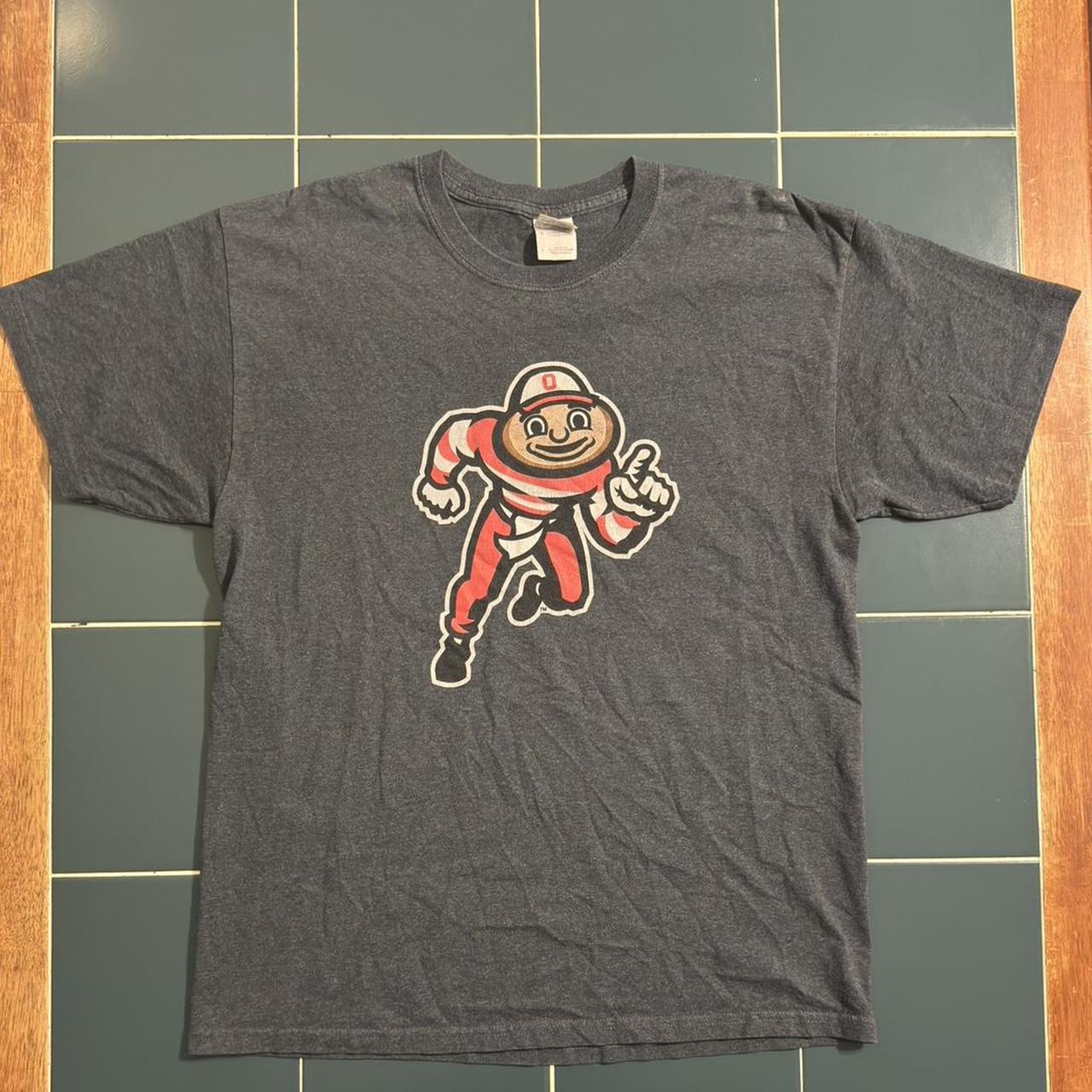 Gildan Men's T-shirt - Grey/Black - L – Vintage O… - image 2