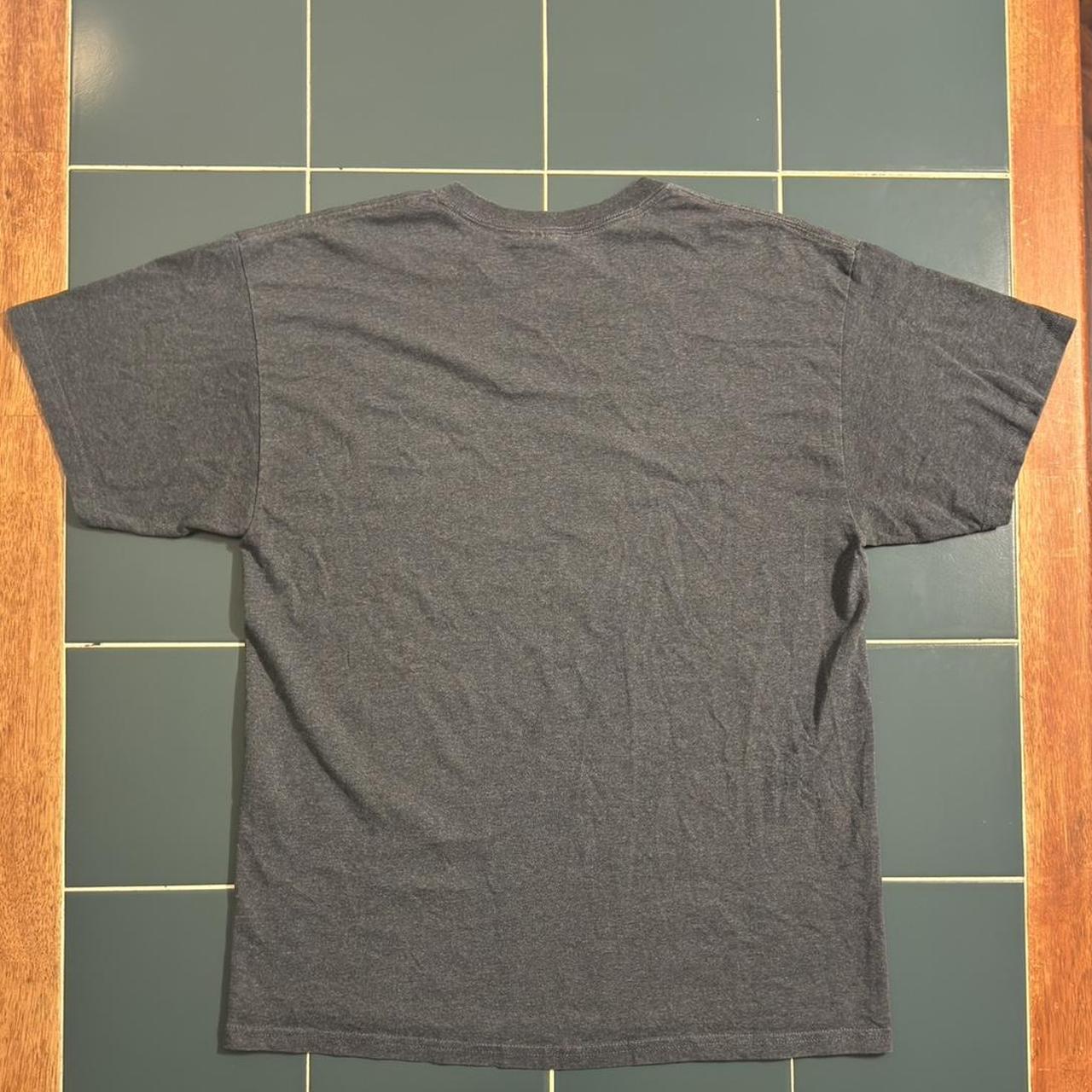 Gildan Men's T-shirt - Grey/Black - L – Vintage O… - image 3