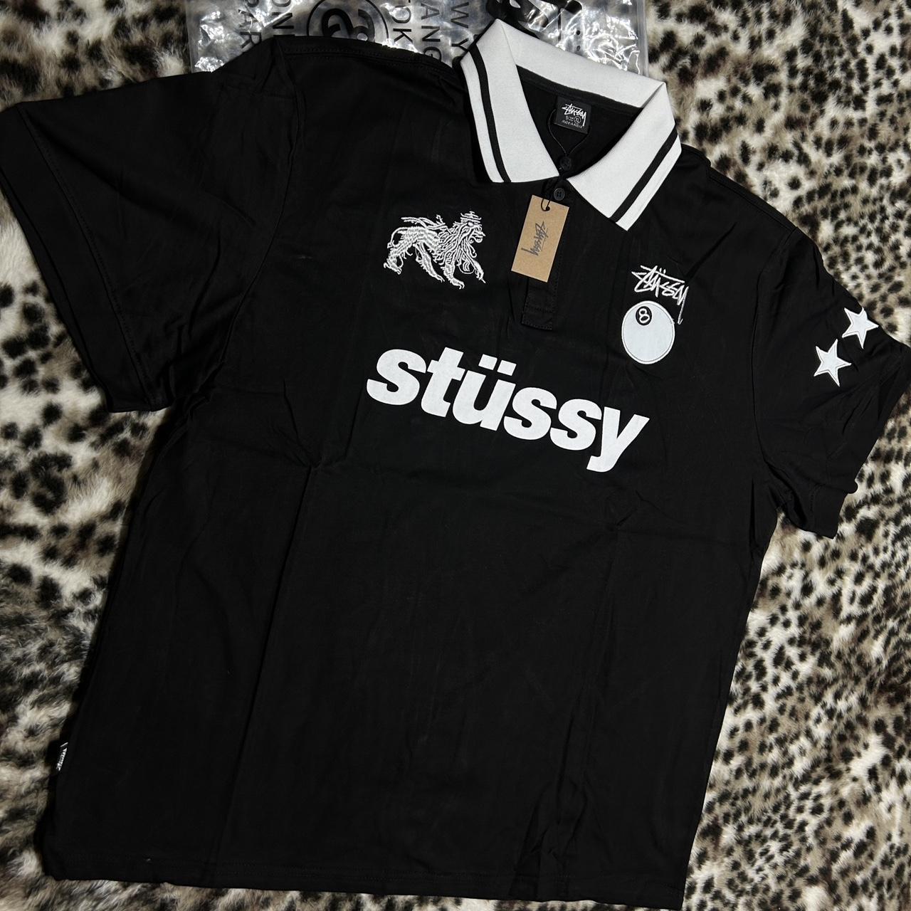 【archive】00s old Stussy Black Polo-shirt Stussy Dillon Long Sleeve Polo Shirt - Black | Flatspot