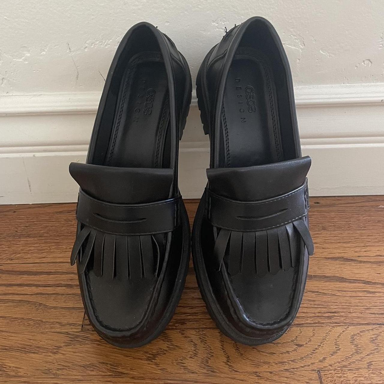 Cutie asos loafers with a small platform! 🖤 have... - Depop