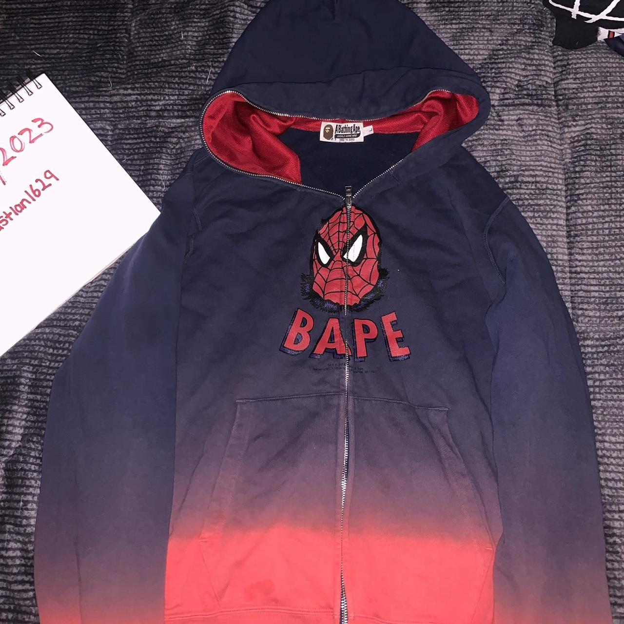 A Bathing Ape Blue Hoodies for Men for Sale
