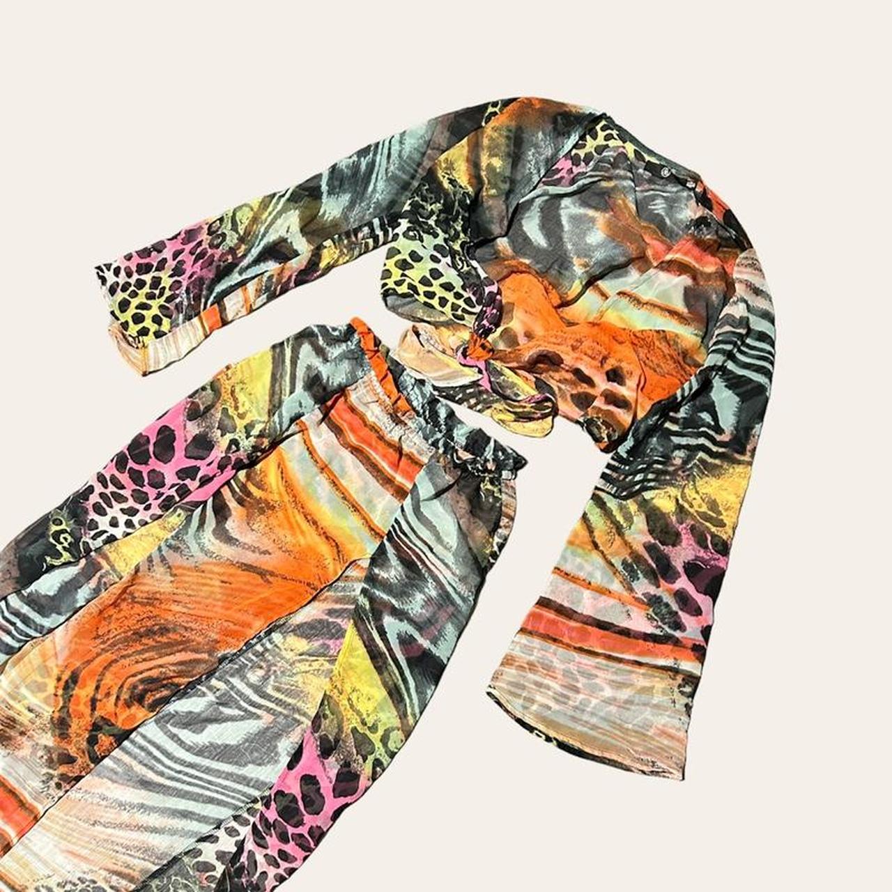 Two Piece Swim Cover Up Set Matching top and skirt... Depop