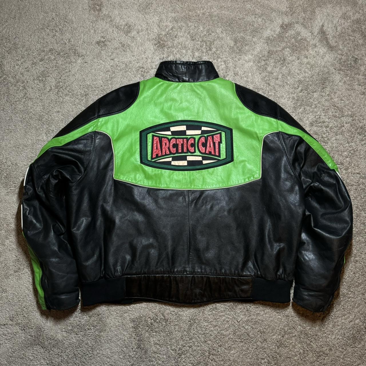 •Vintage Arctic Cat leather jacket, great quality... Depop