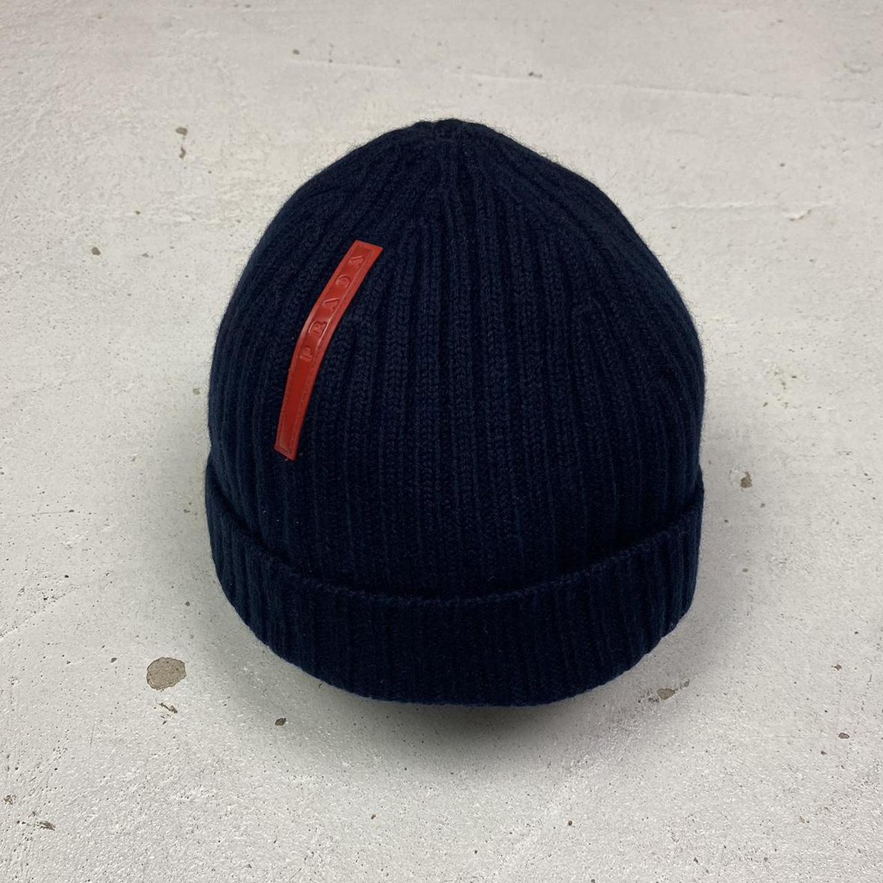 prada sport archive 00s fleece beanie-