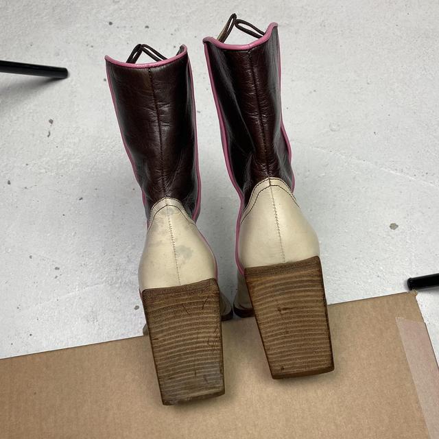 SS 99 Miu Miu cowboy boots Spring summer... - Depop