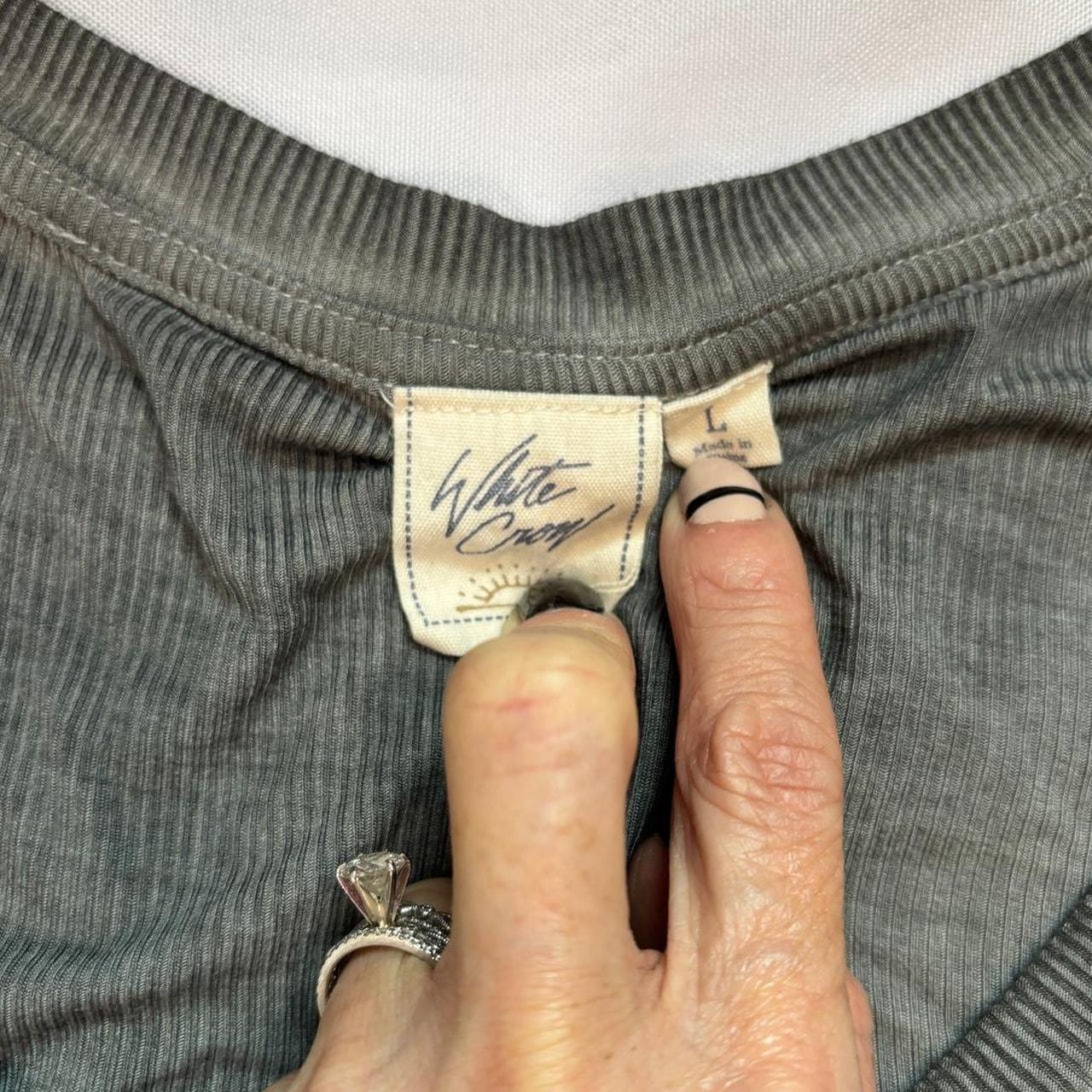 Buckle Women's Blouse - Grey - L – Elevated basic… - image 2