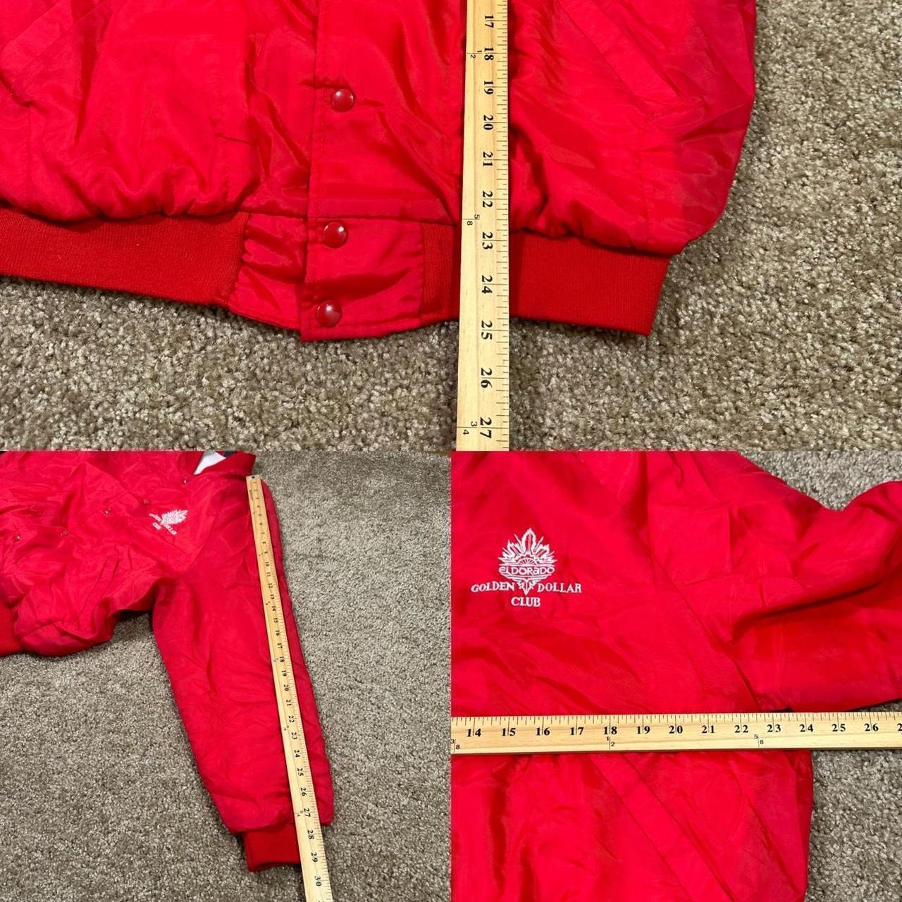 Preloved Men's Bomber Jacket - Red - L – VINTAGE … - image 6