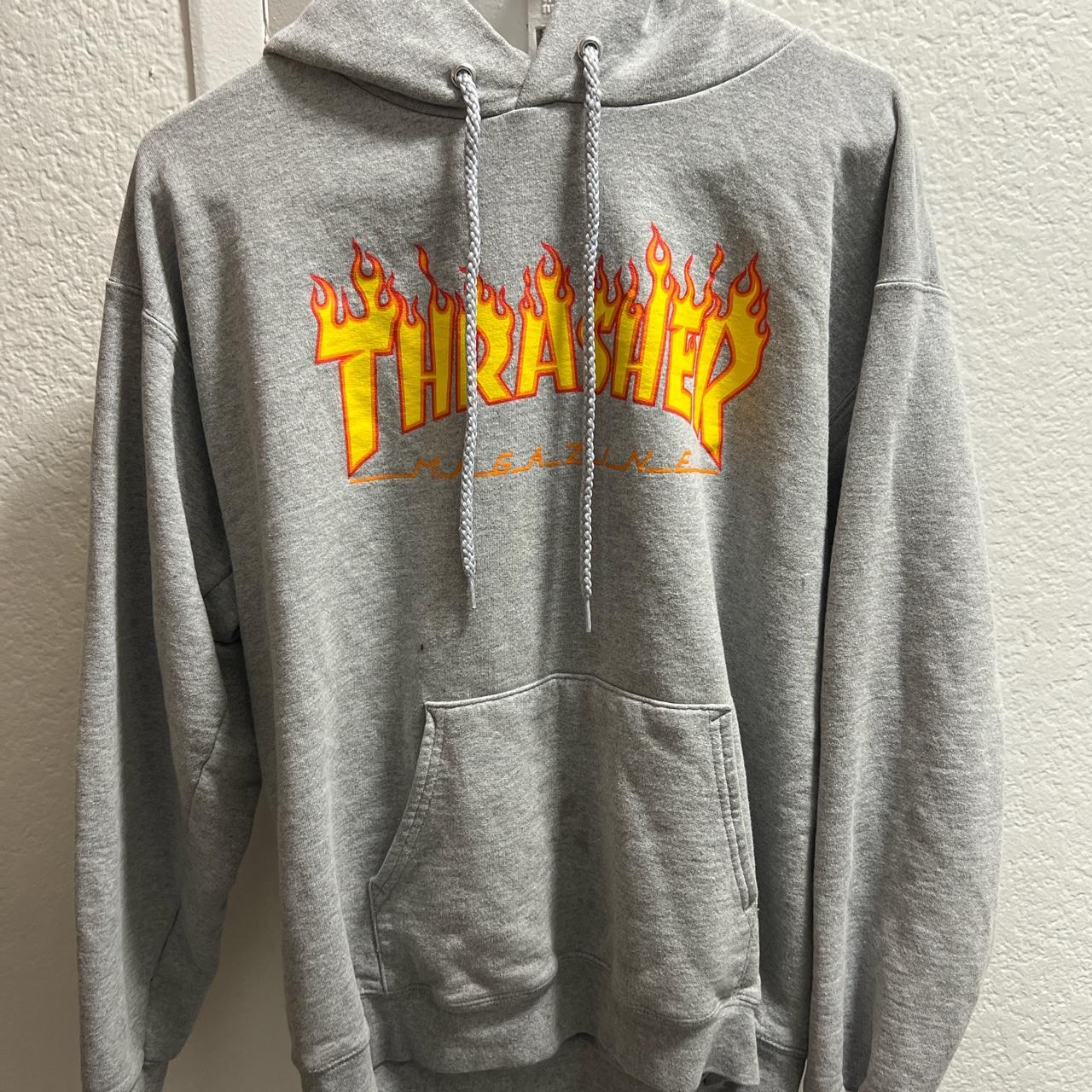 Light grey 2024 thrasher hoodie