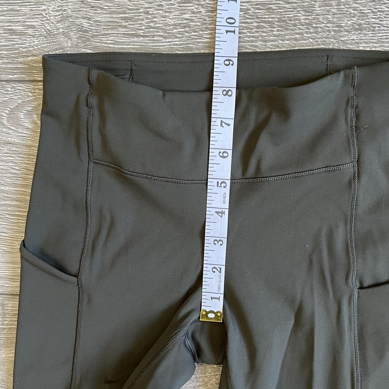 Lululemon speed up crop legging in dark olive. Brand - Depop