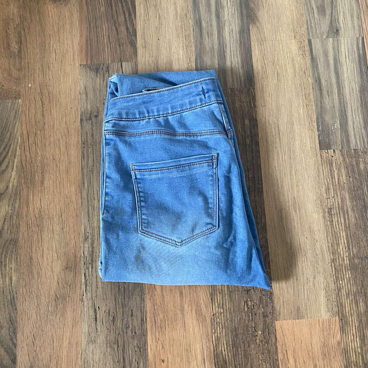 Papaya blue denim jeans Only tried on Comfortable fit Depop