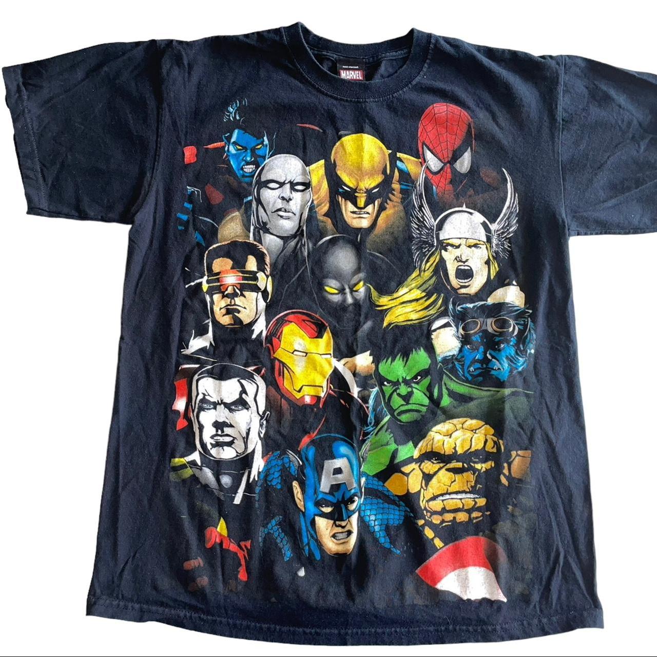 Marvel Men's Black T-shirt | Depop