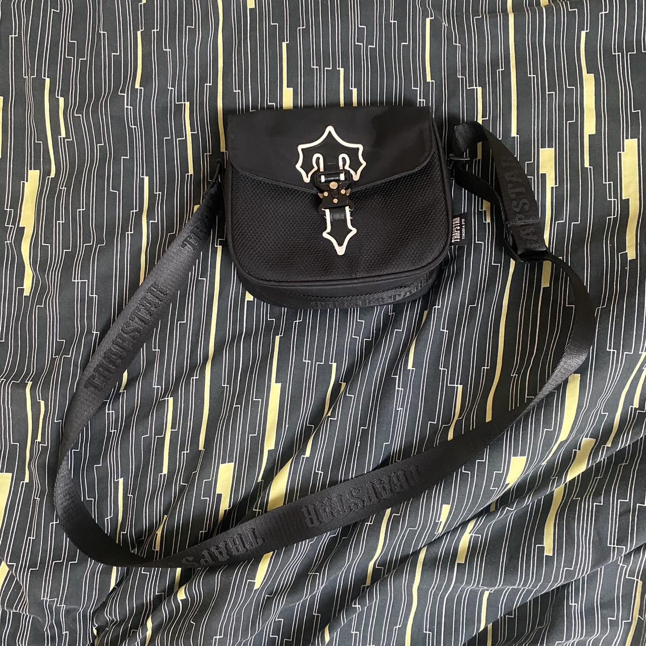 Trapstar bag black and white Worn a fair bit, no... Depop