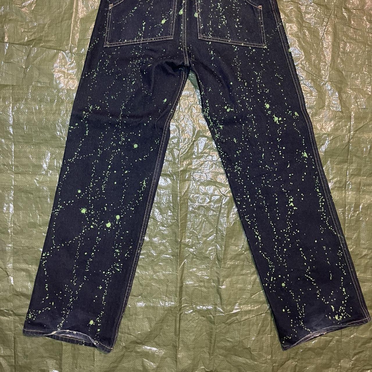 Eckhaus Latta Men's Green and Navy Jeans (3)