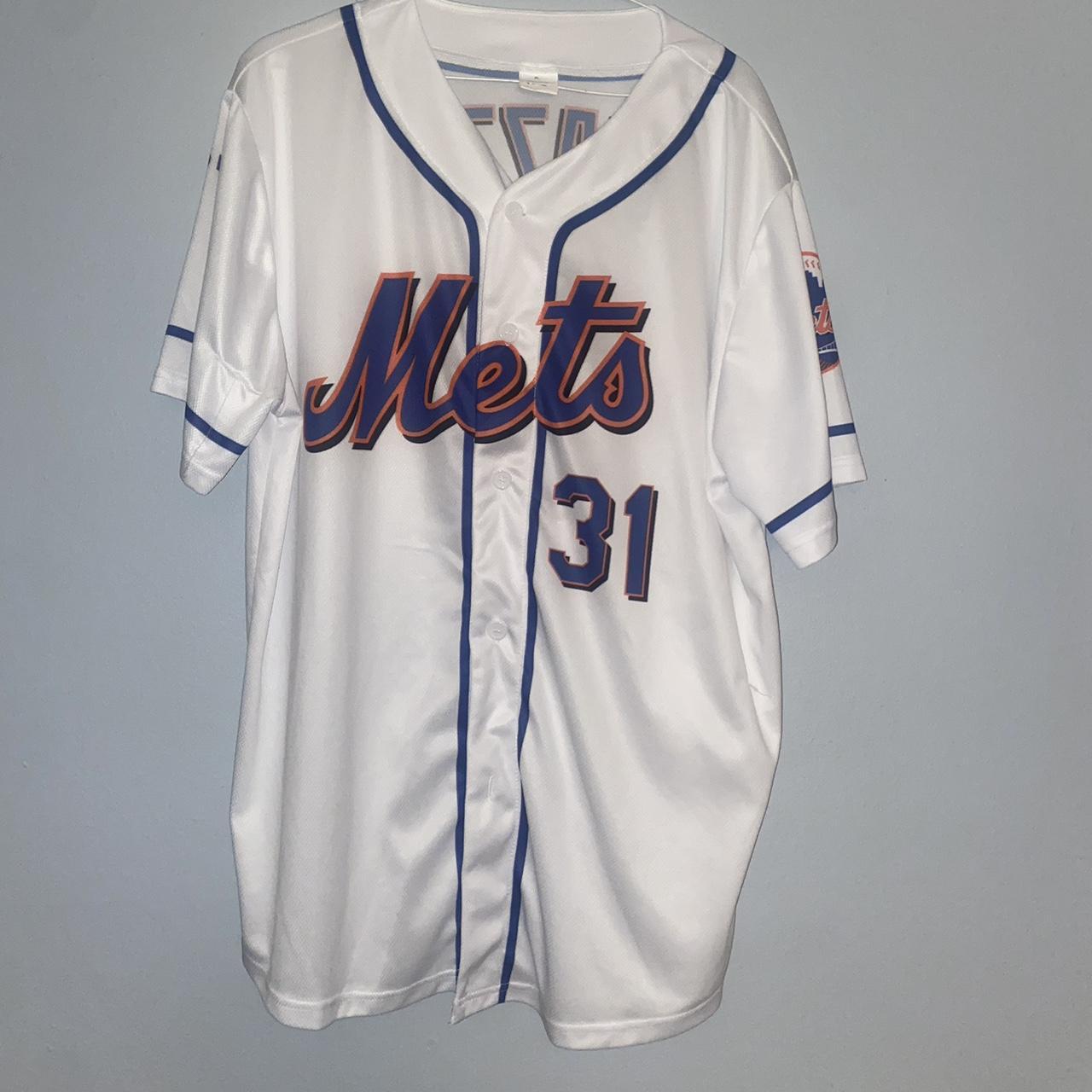 Vintage Nike Team MLB New York Mets Mike Piazza - Depop