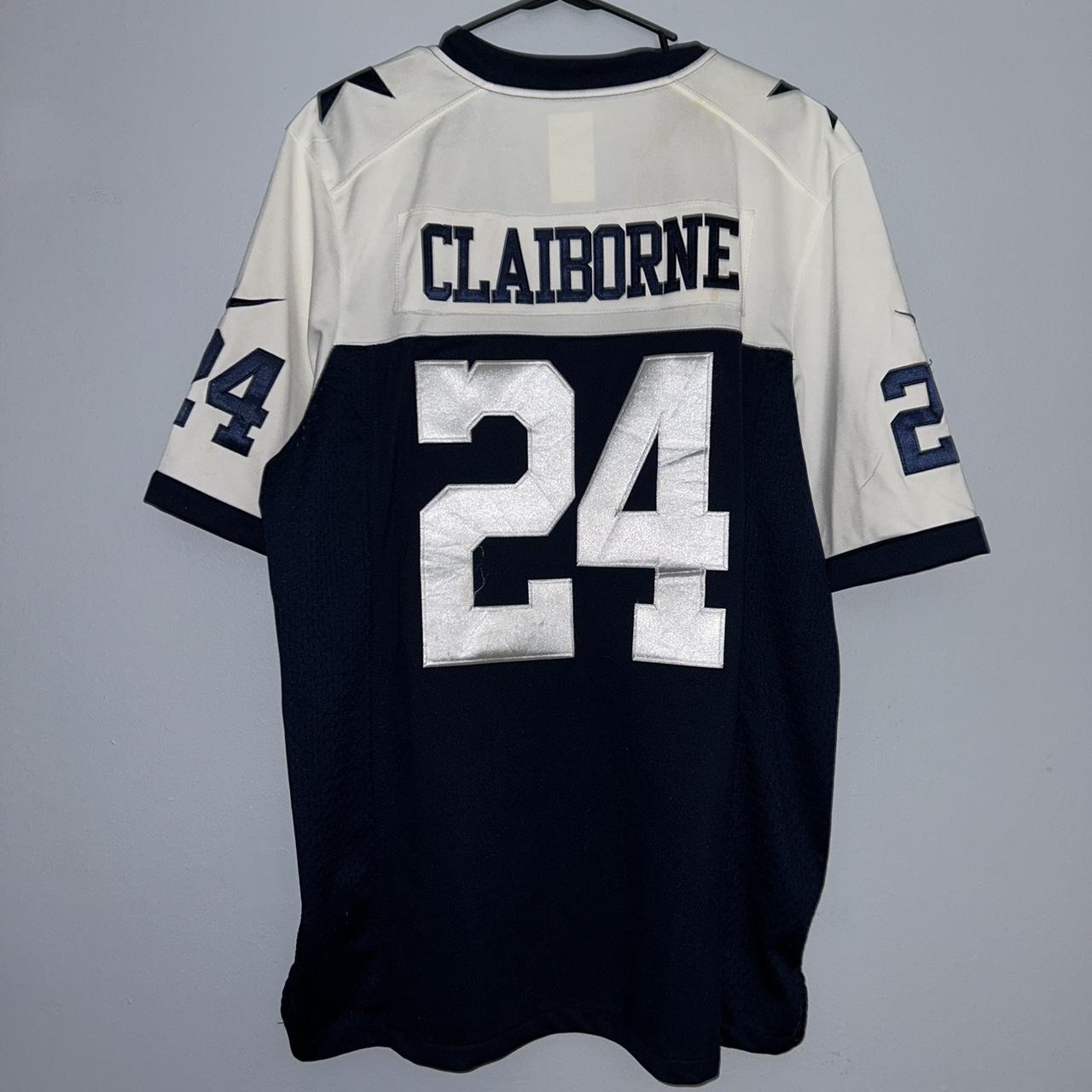 NEW NIKE MORRIS CLAIBORNE COWBOY NFL APPAREL White JERSEY #24 Multi Sizes  NWT