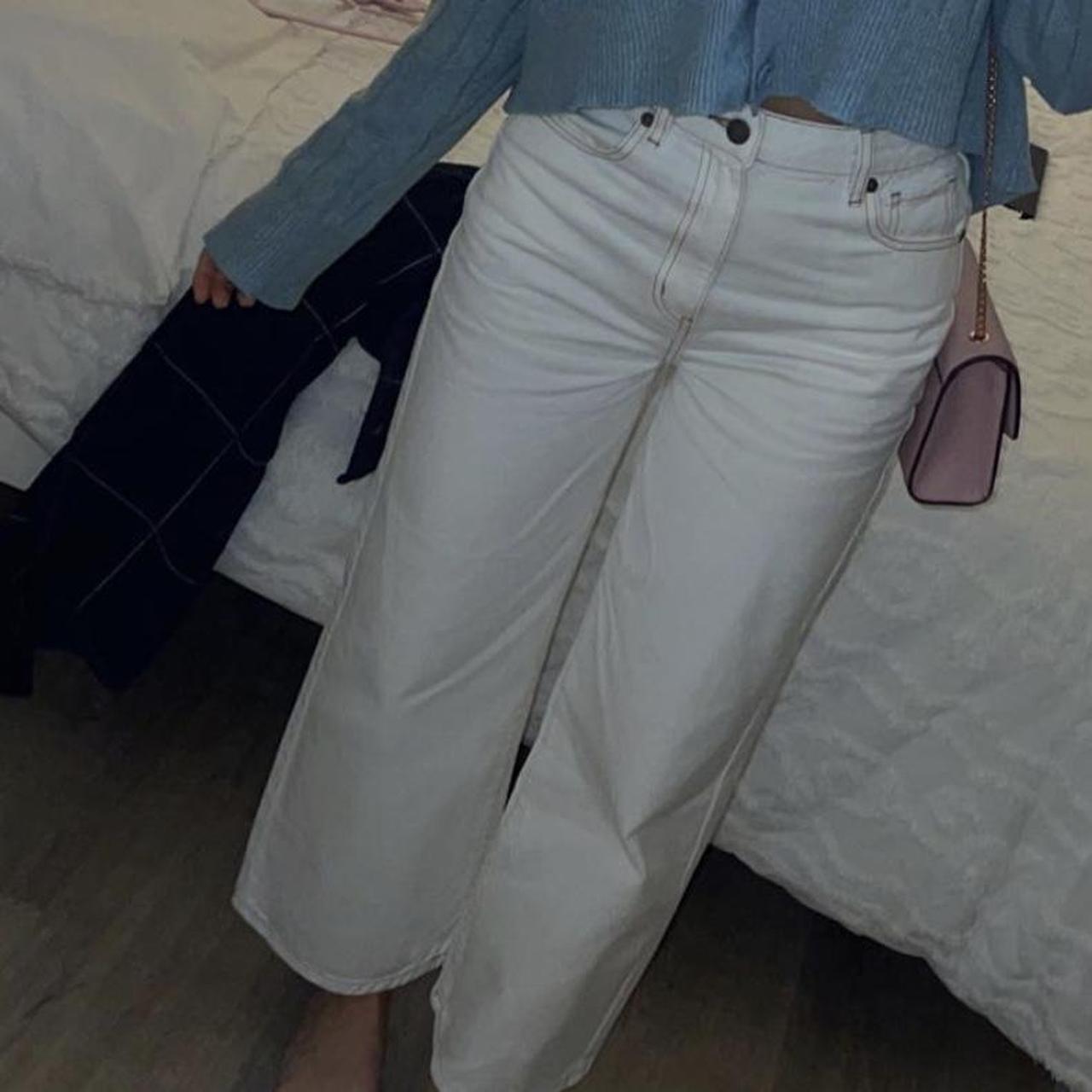 SPORTSGIRL WHITE DENIM JEANS •worn 34 times but... Depop
