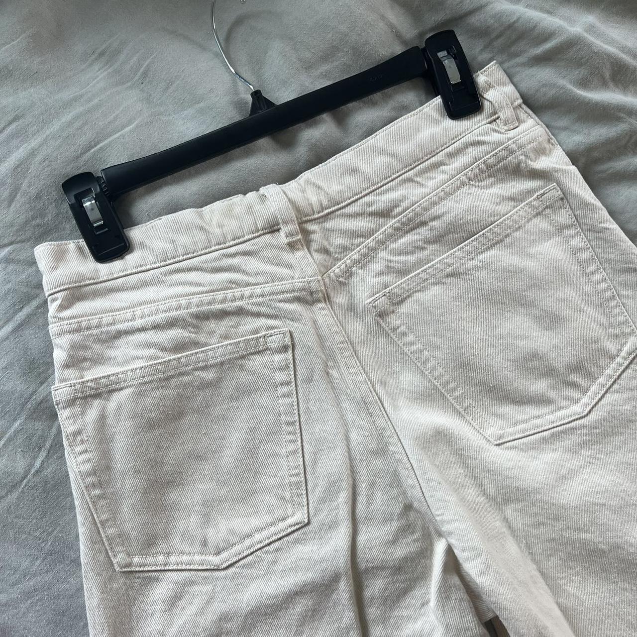 COS Women's Cream and White Jeans (2)