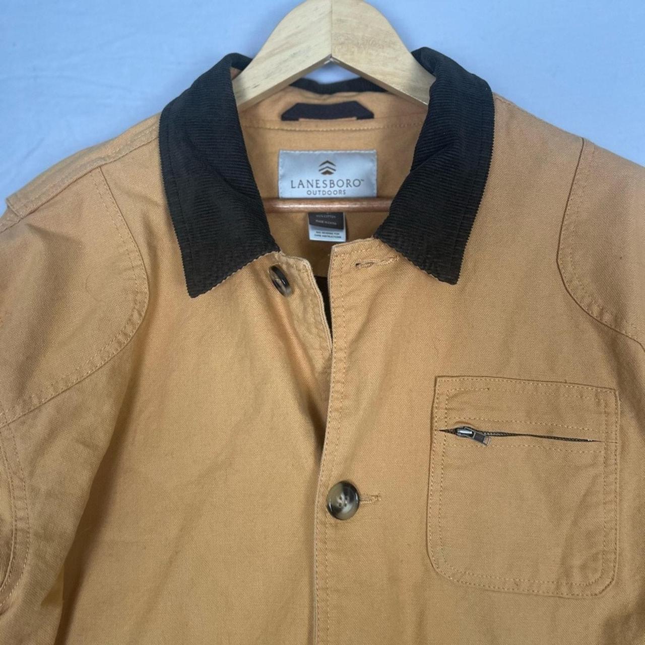 Preloved Men's Canvas Jacket - Tan/Brown - L – La… - image 3