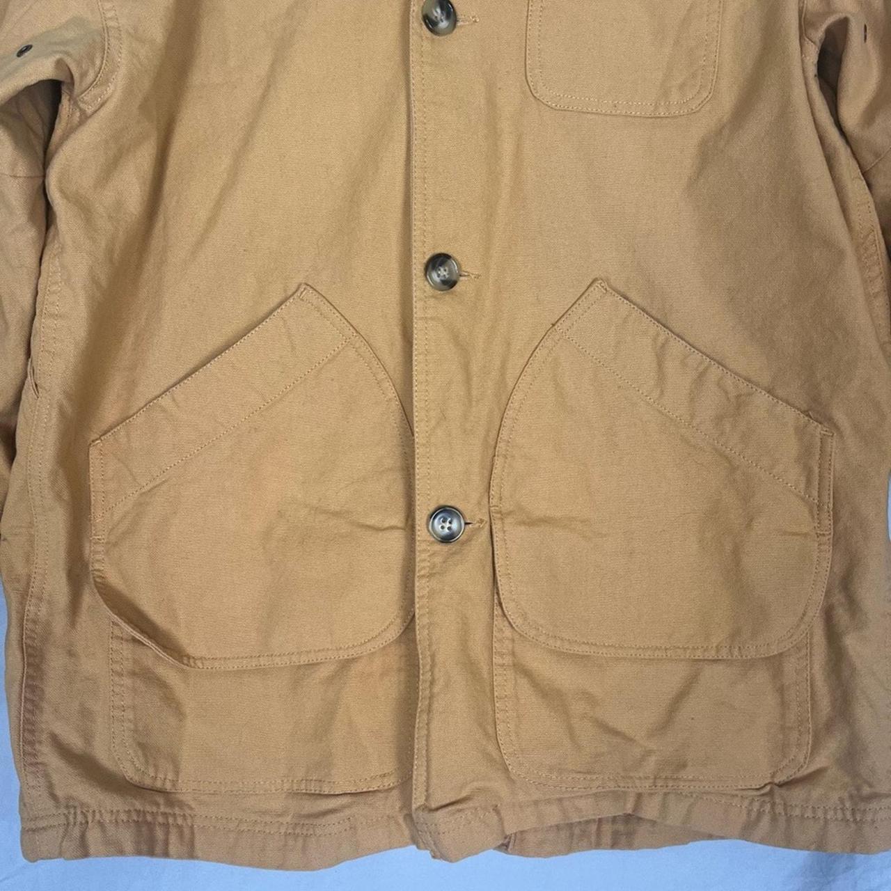 Preloved Men's Canvas Jacket - Tan/Brown - L – La… - image 5