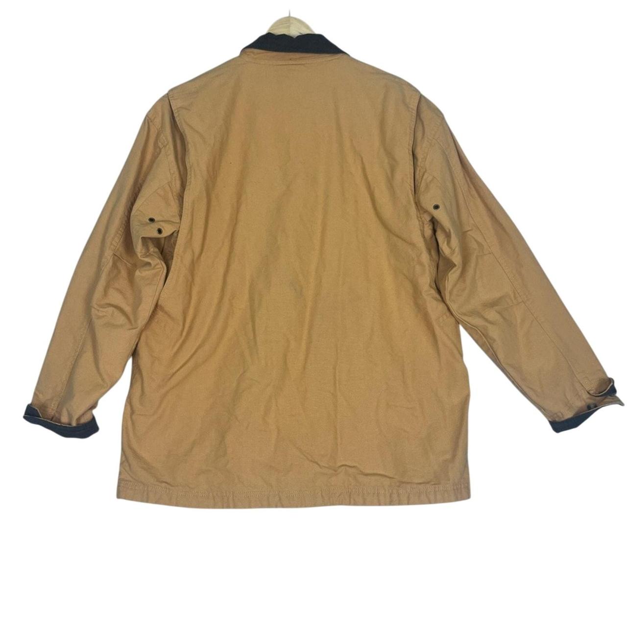 Preloved Men's Canvas Jacket - Tan/Brown - L – La… - image 7