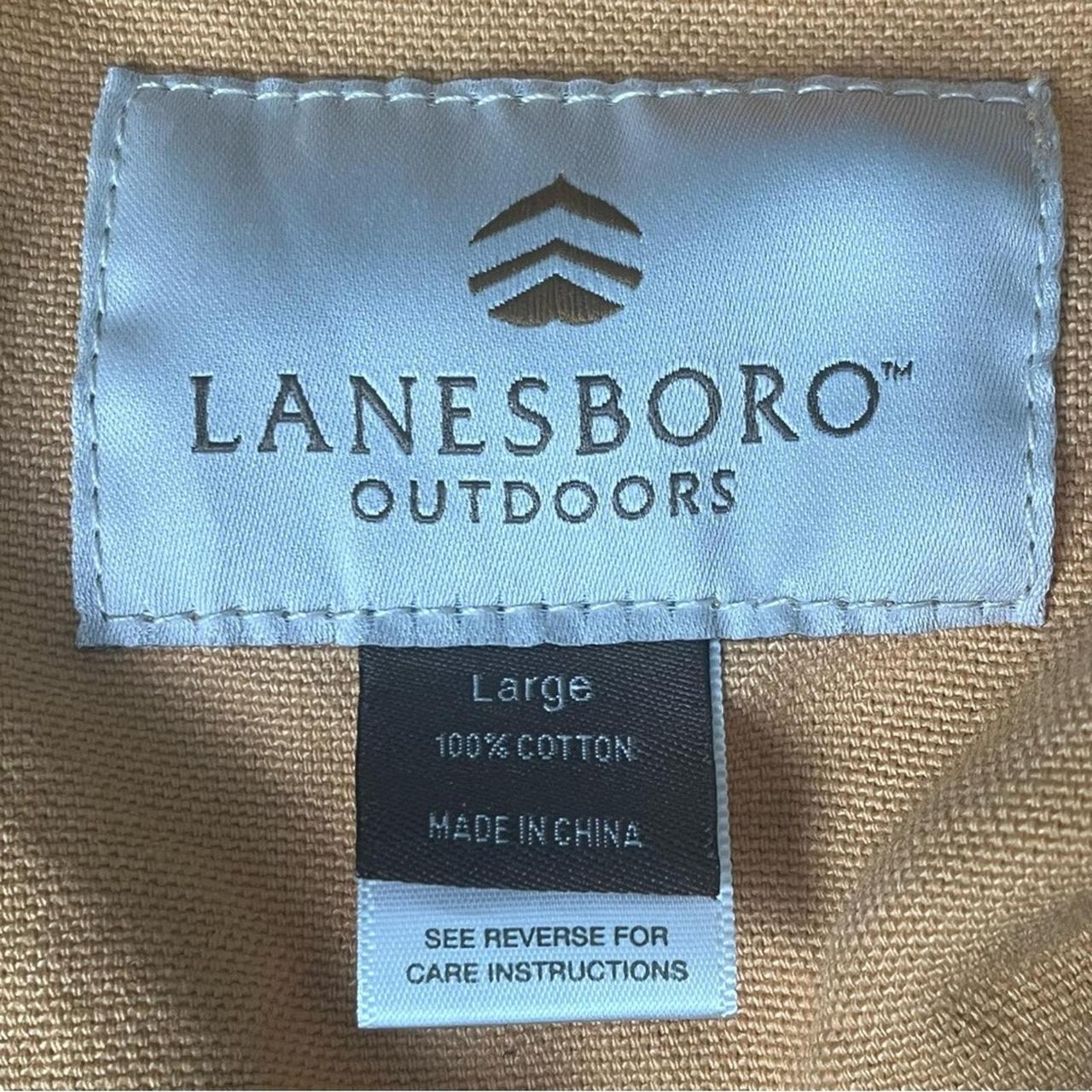 Preloved Men's Canvas Jacket - Tan/Brown - L – La… - image 8