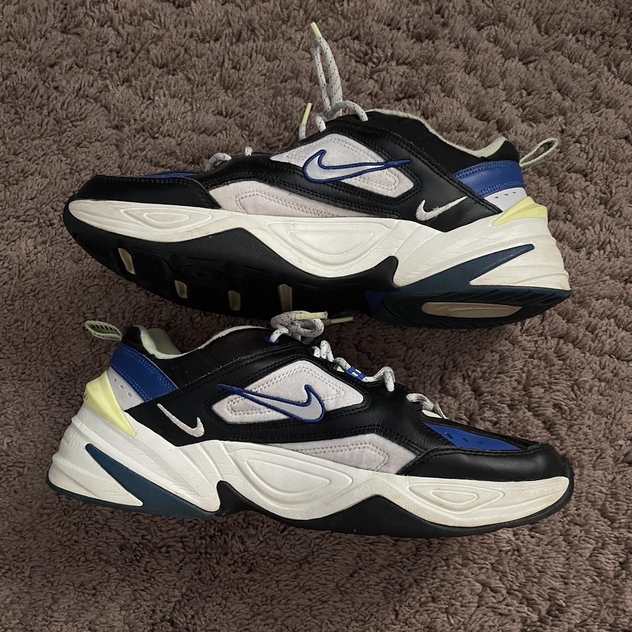 nike m2k tekno black royal volt