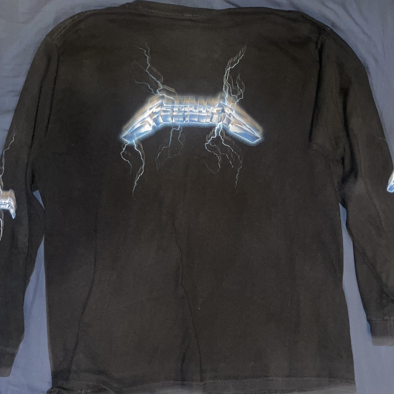 Metallica Ride the Lightning long sleeve thrash... Depop