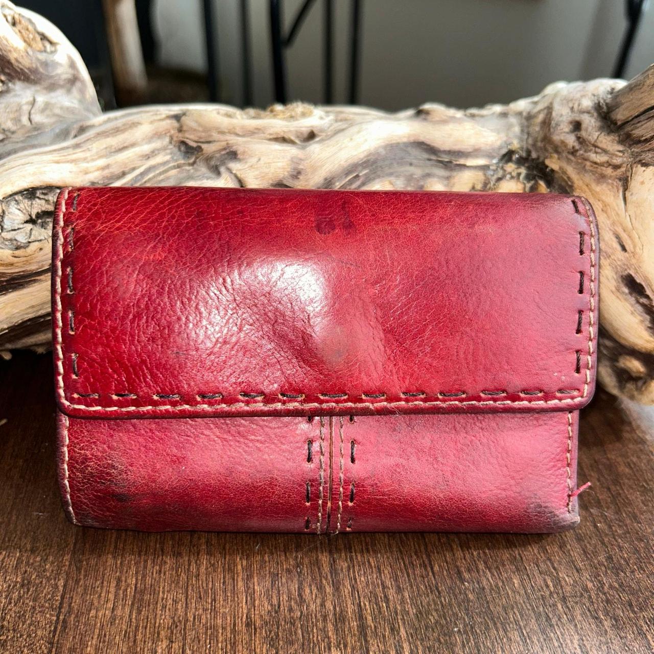 Fossil Women's Wallet - Red – Fossil Red Leather … - image 1